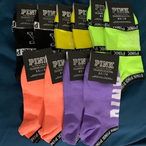 NWT PINK VICTORIA SECRET SOCKS BUNDLE